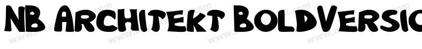 NB Architekt BoldVersion字体转换